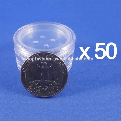 50pcs Made in Taiwan Empty Travel Size Makeup Minerals Clear 10g Sifter Loose Powder Container Packing