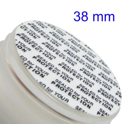 50 PCS Pressure Sensitive Seal Liner 38mm Inserts Self-adhesive Press Seal For Jar Bottle(PSS(38mm)=50pcs)