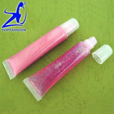 Cosmetic OEM FDA EEC Makeup Care 15 g Plastic Tube Lip Gloss