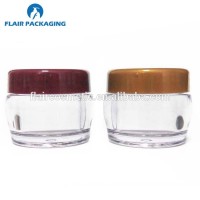 Clear cosmetic plastic AS jar for sale