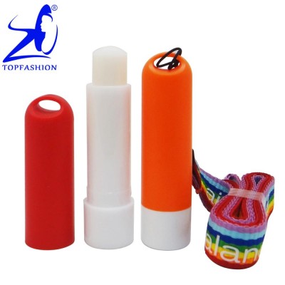 Taiwan Material Moisture Fruit Flavor Lip Balm Stick wTaiwan Material Moisture Fruit Flavor Lip Balm Stick w Lanyard Hold Lid