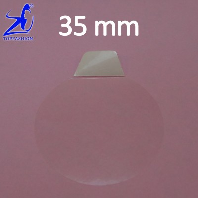 1000 PCS Clear Sticker 35 mm Diameter With the Pull Tab